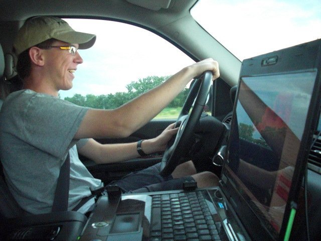 On the road in East Nebraska